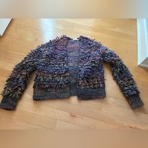 Multicolor Purple Sweater